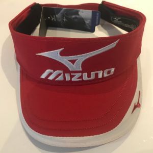 Mizuno Retro Tour Golf Visor - Fire/White