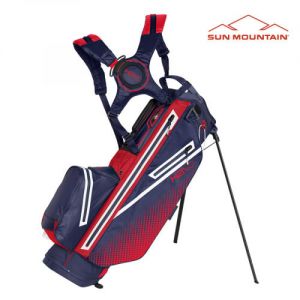 Sun Mountain 2023 H2NO 14 Way Stand Bag - Navy/Red/White