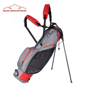 Sun Mountain 2023 Two5+ Stand Bag - Red/Nickel/Black
