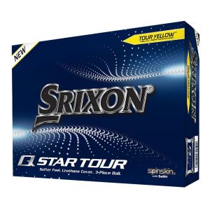 Srixon Q Star Tour 4 Golf Balls - Yellow/Dozen