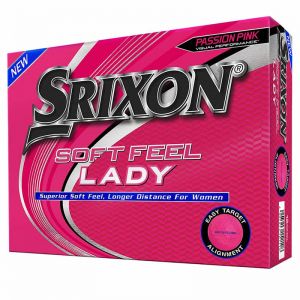 Srixon Soft Feel Ladies Golf Balls - Pink/Dozen