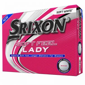 Srixon Soft Feel Ladies Golf Balls - White/Dozen