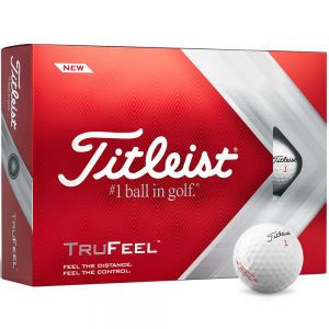Titleist TruFeel Golf Balls - White - Dozen