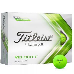 Titleist Velocity Golf Balls - Green - Dozen