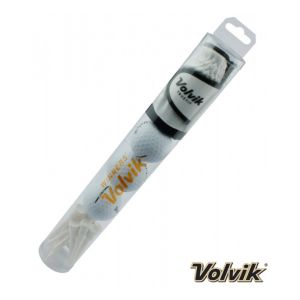 Volvik Golf Ball Gift Tubes - White/Black