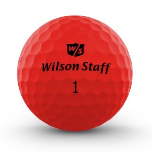 Wilson Staff DX2 Optix Golf Balls - Red (3 Ball Pack)