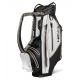 Sun Mountain 2021 Elite Waterproof Cart Bag - Black/White/Java/Oat