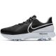 Nike React Infinity Pro Golf Shoes - Black/White-Metallic Platinum