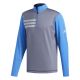 adidas 3-Stripes Competiton 1/4 Zip Golf Sweater - True Blue/Collegiate Navy @aslangolfandsports