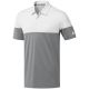 adidas Ultimate 365 Heather Blocked Golf Polo - Grey/White @Aslan Golf and Sports