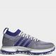 adidas Tour360 Knit Golf Shoes - Grey One/Real Purple/White 1
