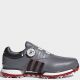 adidas Tour360 EQT Boa Golf Shoes - Grey Four/Utility Black/Scarlet 1