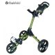 FastFold Kliq 3 Wheel Golf Trolley - Green/Black