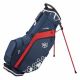Wilson Staff Feather Stand Bag - Navy/Red/White