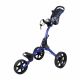 FastFold Scout 3 Wheel Golf Trolley - Blue/Black