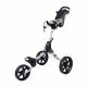 FastFold Scout 3 Wheel Golf Trolley - Silver/Black