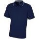 Island Green Essentials Plain Mesh Polo Shirt - Navy
