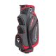 TaylorMade Classic Cart Bag - Black/Charcoal Heather/Red