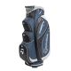 TaylorMade Classic Cart Bag - Black/Navy Heather/Silver