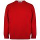 ProQuip Lambswool Crew Neck Sweater - Red @Aslan Golf And Sports