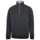 ProQuip Mistral Zip Neck - Charcoal @Aslan Golf and Sports