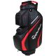 Taylormade Deluxe Golf Cart Bag - Black/Red N78178 Profile View @aslangolf