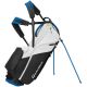 Taylormade FlexTech Lite Golf Stand Bag - Black/White/Blue N78332 Profile View @aslangolf