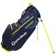Taylormade FlexTech Waterproof Golf Stand Bag- Navy N78188 Profile View @aslangolf
