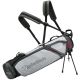 Taylormade Quiver Pencil Bag - Gray/White N77707 profile view @aslangolf
