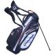 Taylormade Waterproof Carry Stand Bag Black/White/Red @Aslan Golf