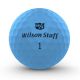 Wilson Staff DX2 Optix Golf Balls - Blue (3 Ball Pack)