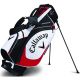 Callaway X Series Stand Bag - White/Black/Red @Aslan Golf and Sports 