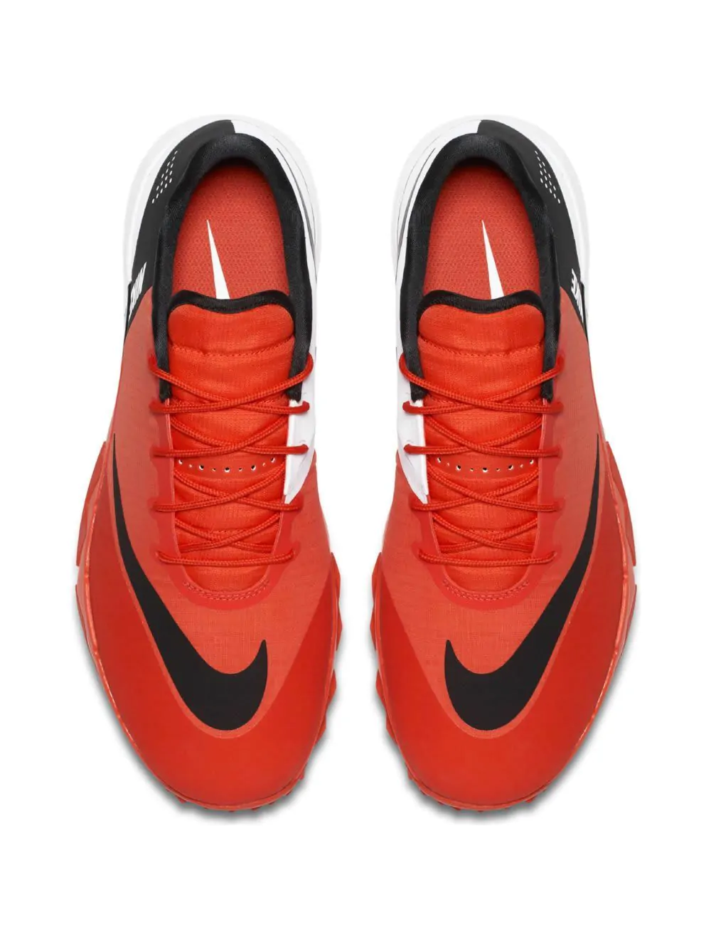 Nike FI Flex Golf Shoes MAX ORANGE BLACK WHITE Nike Golf Shoes