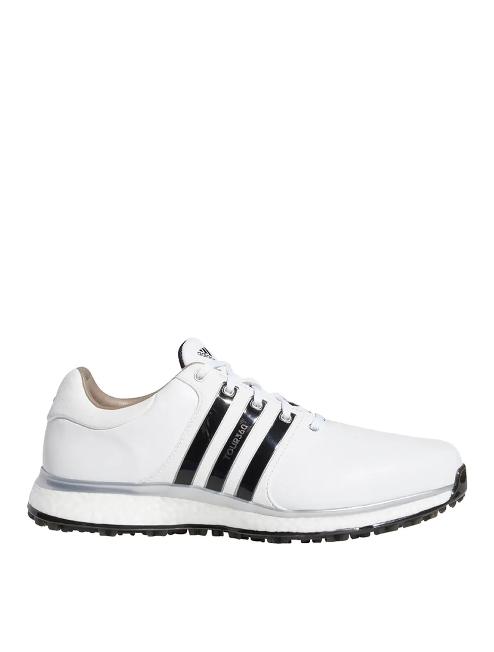 adidas Tour360 XT SL Wide Golf Shoes White Core Black Silver Met