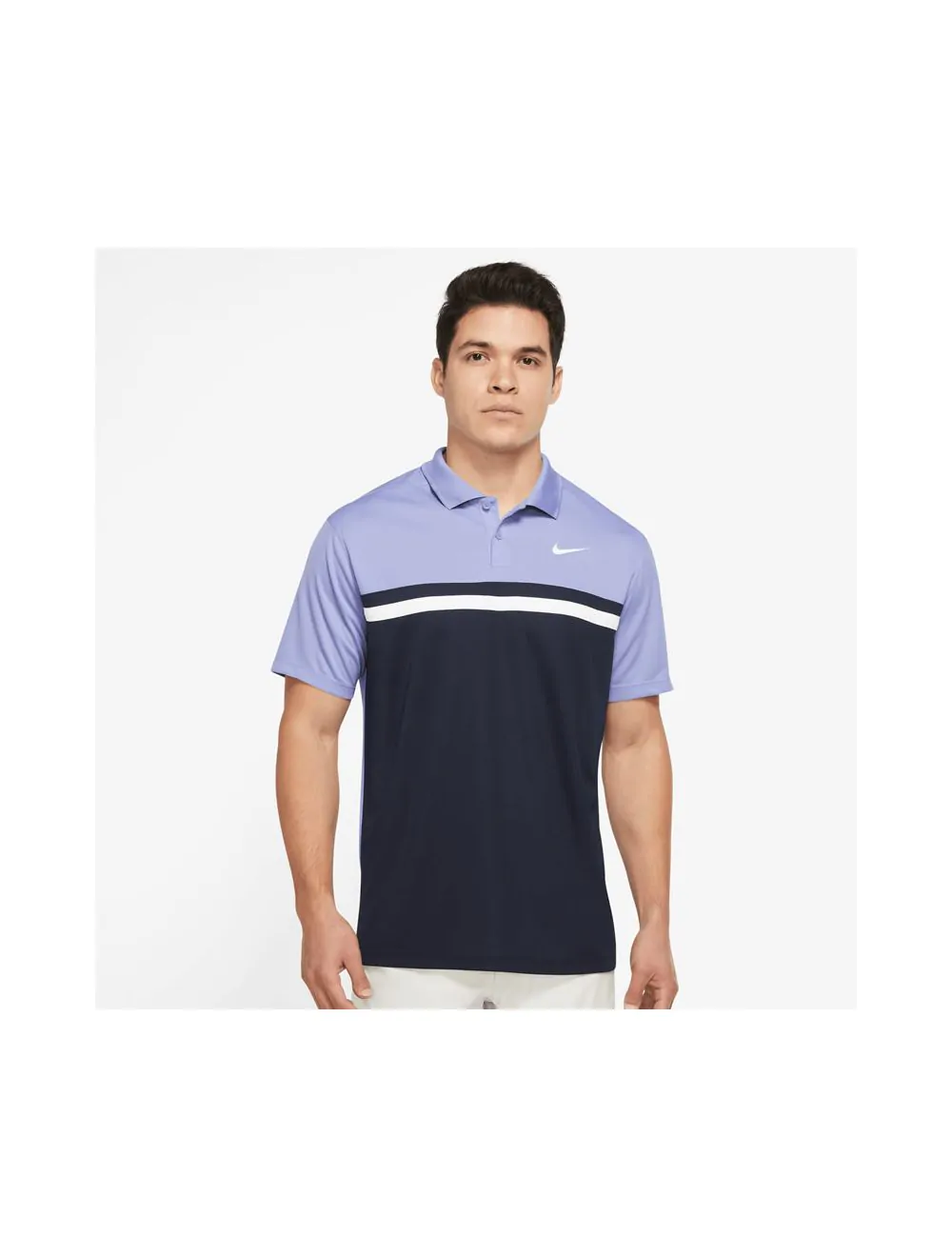 Nike color block top golf shirt