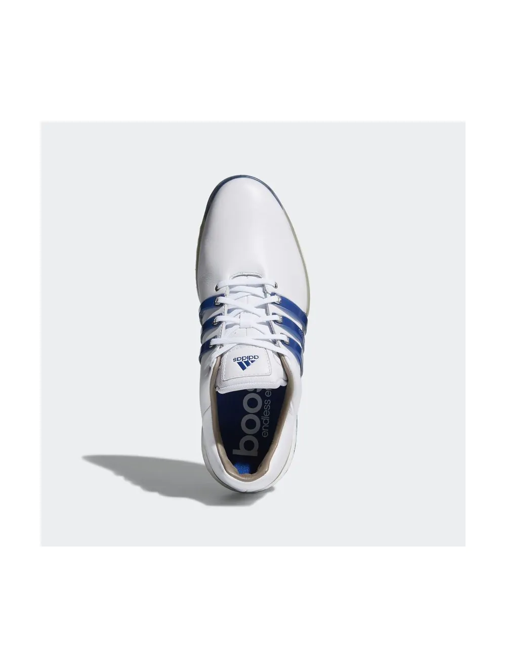 adidas Tour360 Boost 2.0 Golf Shoes White Collegiate Royal