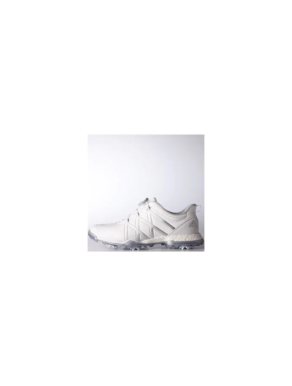 adidas Womens adipower Boost Boa Golf Shoes White Matte Silver
