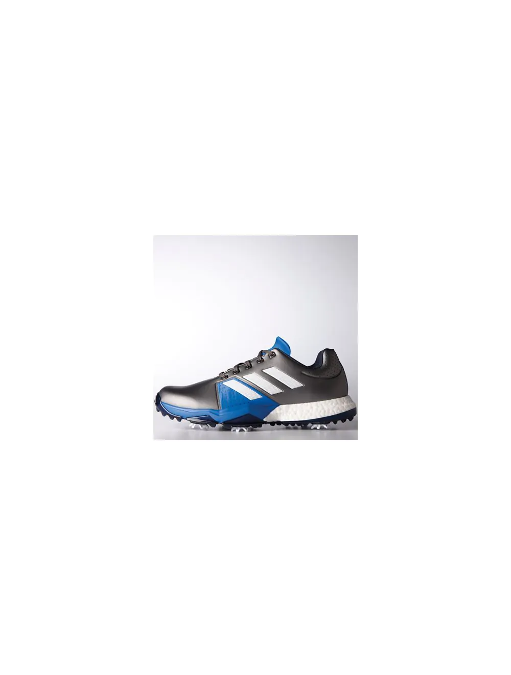 Adidas adipower boost 3 golf shoes  best sale white/silver/blue