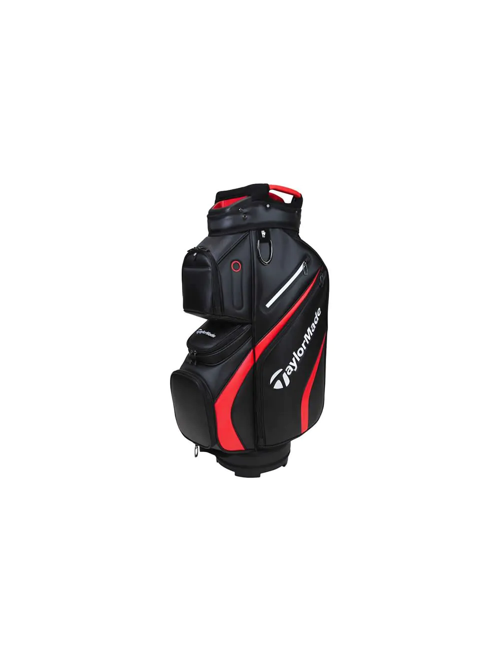 Taylormade Deluxe Cart Golf Bag Black Red Aslan Golf