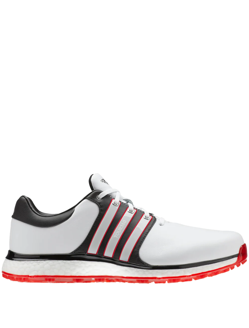 Adidas tour360 xt golf shoes white/black/red discount