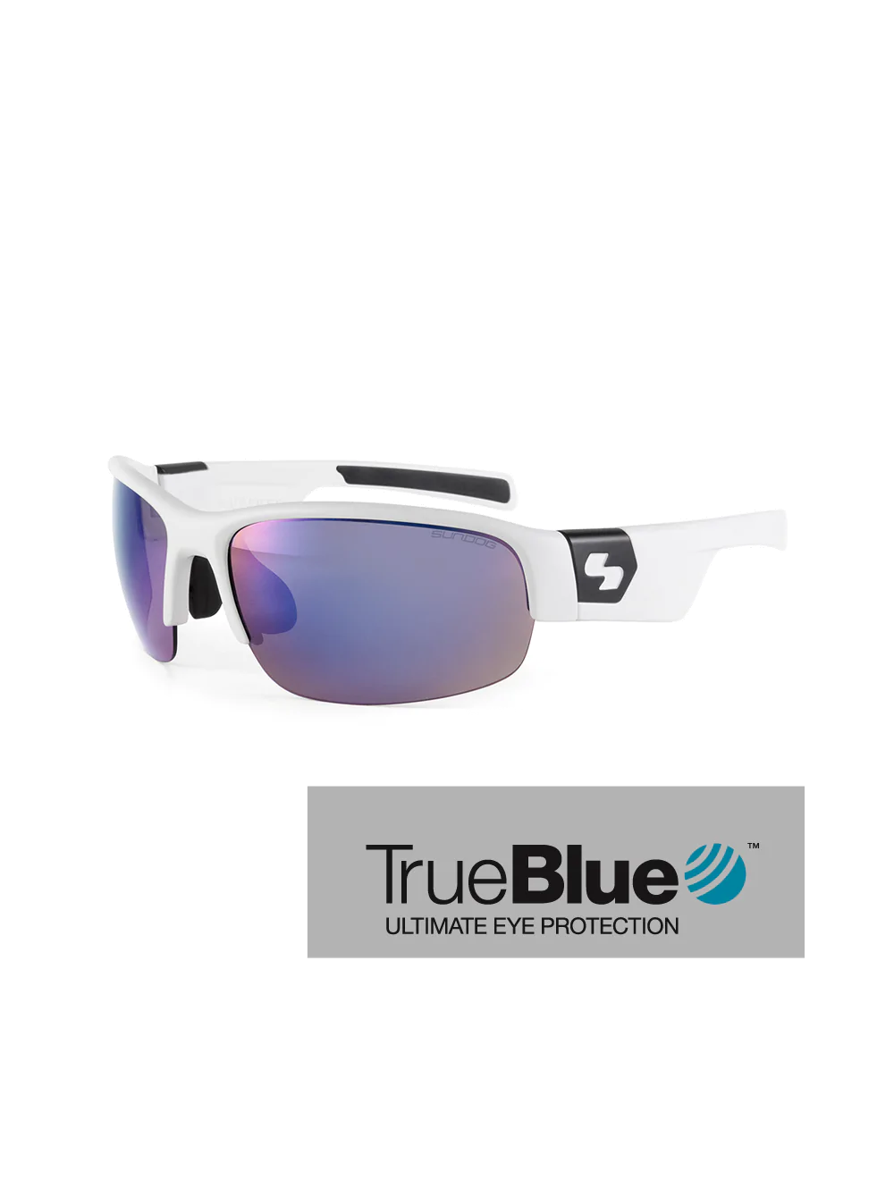 Sundog Evo Eyeware True Blue Matt White Smoke Light Blue