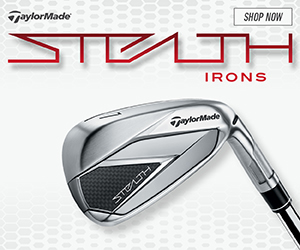 Taylormade Golf Stealth Irons Small Banner @aslangolf