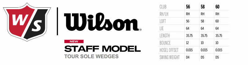 Wilson Staff TG Wedge Specifications
